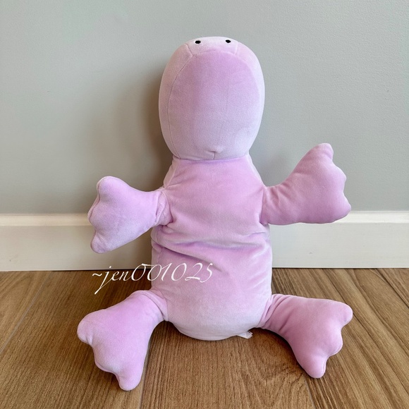 Purple Dinosaur Weighted Plush Throw Pillow - Pillowfort - Picture 8 of 9